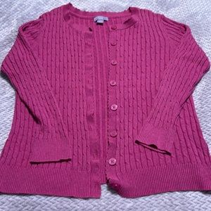 Laura Scott purple 2t petite sweater